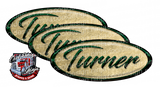 Gold Leaf Turner Peterbilt Emblem Skins