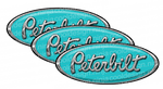 Turquoise Peterbilt Emblem Skins