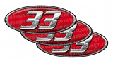 Unit Number 33 Peterbilt Emblem Skins