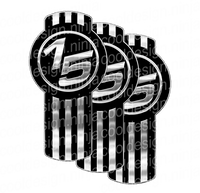 Black 15 Kenworth Emblem Skin Kit