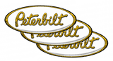 White and Gold Virginia Peterbilt Emblem Skins