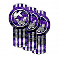 Voorhees Purple Kenworth Emblem Skin Kit