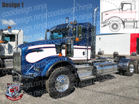 Kenworth T800 Seminole Stripe