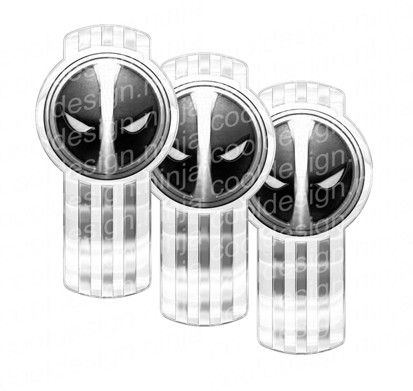 White DP Kenworth Emblem Skin Kit