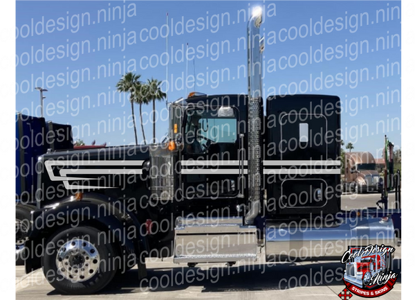 Woods Overhook Kenworth W9 36in Sleeper Stripe Kit