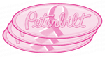 3-Pack Breast Cancer Awareness Peterbilt Emblem Skins
