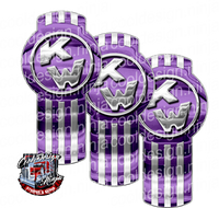 Electric Purple Kenworth Emblem Skin Kit