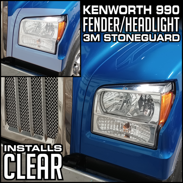 Front Fender Stone Guard - Kenworth 990