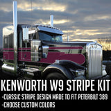 Custom Kenworth W9 Seminole Stripe Kit