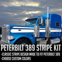 63" Peterbilt 389 "Coastal" Stripe Kit