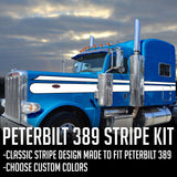 63" Peterbilt 389 "Coastal" Stripe Kit