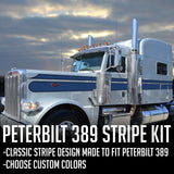 63" Peterbilt 389 "Coastal" Stripe Kit