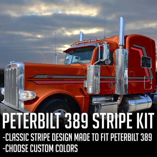 63" Peterbilt 389 "Flying C" Stripe Kit