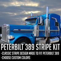 63" Peterbilt 389 "Flying C" Stripe Kit