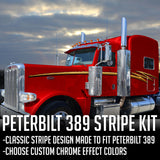 63" Peterbilt 389 "Flying Z" Stripe Kit