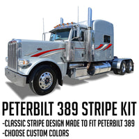 63" Peterbilt 389 Light Accadian Stripe Kit