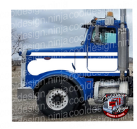 Pearl White Seminole Peterbilt Stripe Kit