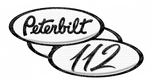 Unit 112 Black and White Peterbilt Emblem Skins