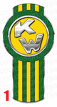 Yellow-Green-Chrome KW Emblem Skin
