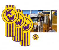 3-Pack Yellow Purple Kenworth Emblem Skins