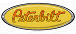 3-Pack Dark Yellow Peterbilt Emblem Skins